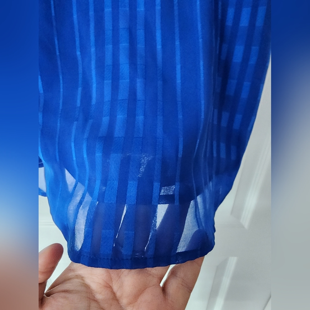 NWT Royal Blue Dressy Tank Ricki's Large - Picture 4 of 5